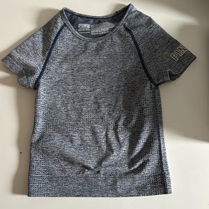 Victoria Secret PINK workout shirt seamless grey XS